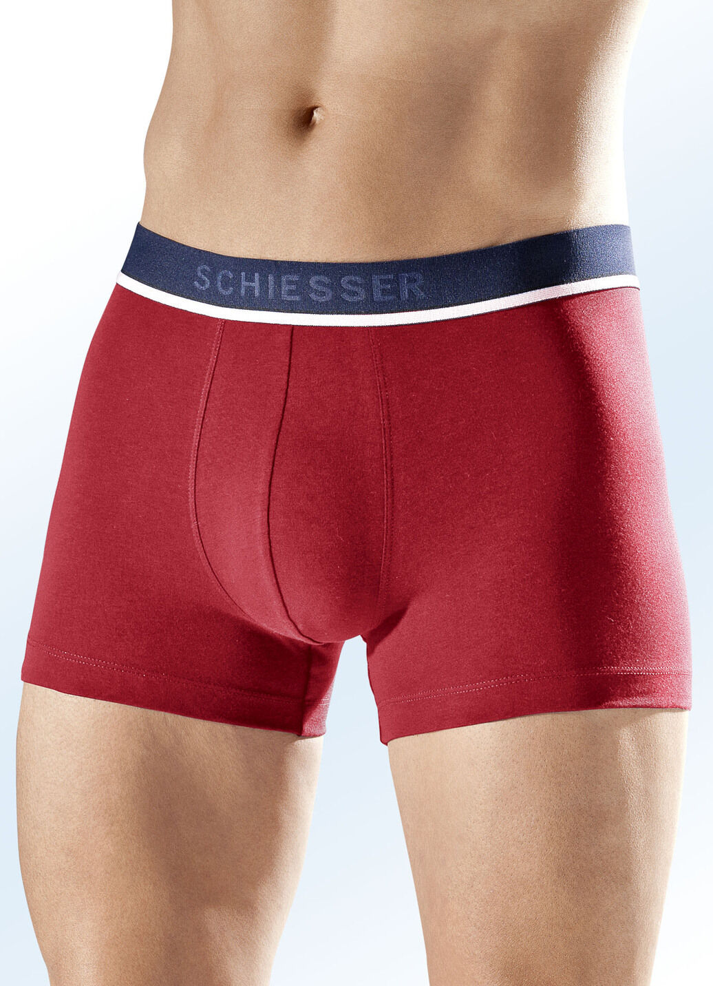 Schiesser Dreierpack Pants mit Elastikbund