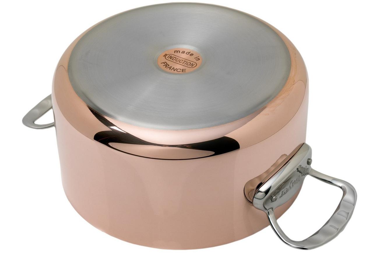 de Buyer Prima Matera braadpan 24 cm met RVS deksel DEB6242.24