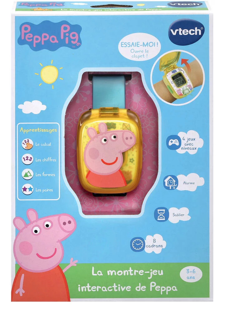 PEPPA PIG - LA MONTRE JEU  INTERACTIVE DE PEPPA