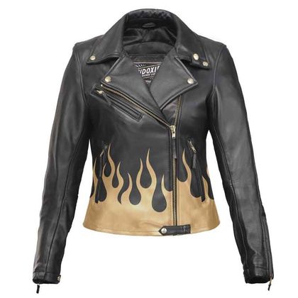 Blouson Eudoxie EVE BURN - Noir / Jaune