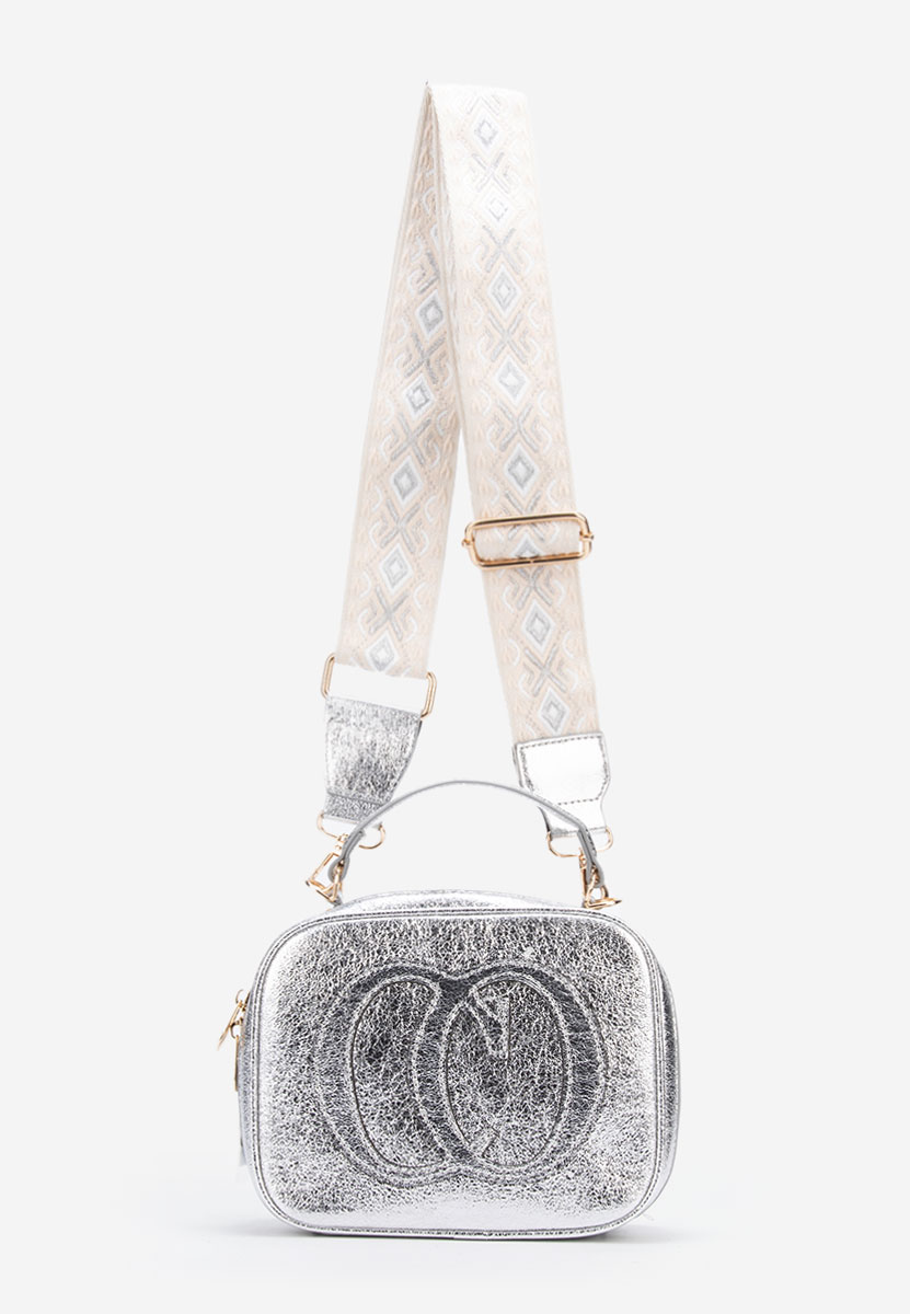 Sac besace femme argent Julisa