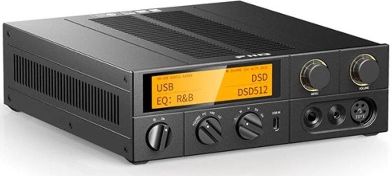 FiiO - K17 - Hoofdtelefoonversterker - Zwart - USB DAC - WiFi - Bluetooth