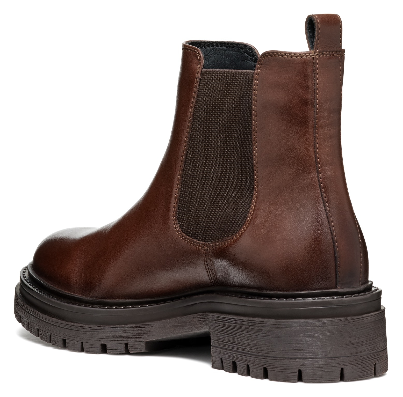 Geox Chelseaboots »D IRIDEA B«  Chunky Boot, Plateau Stiefelette mit modischem Blockabsatz