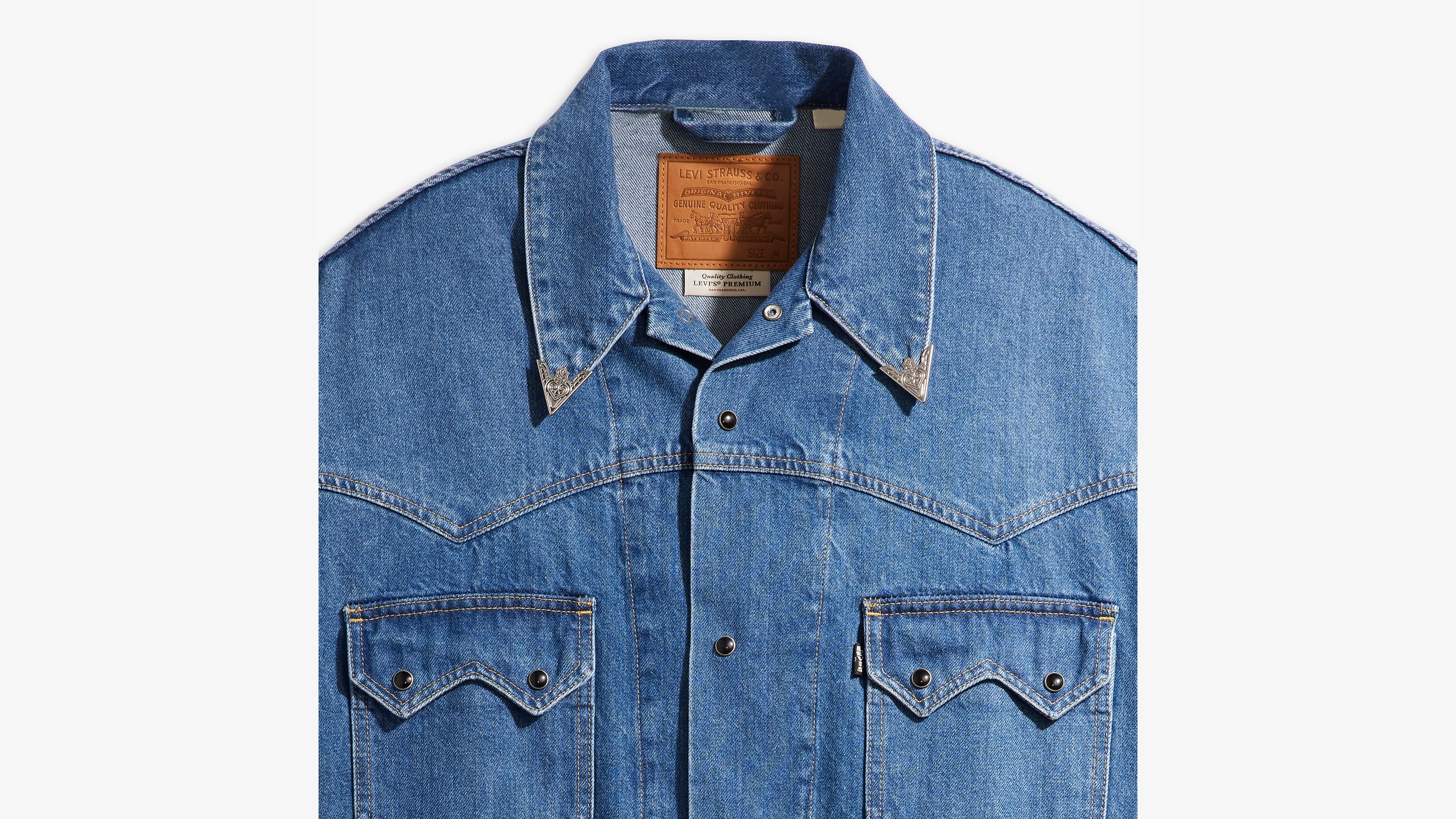 Veste Trucker Western Lightweight - This Is Familiar - Bleu