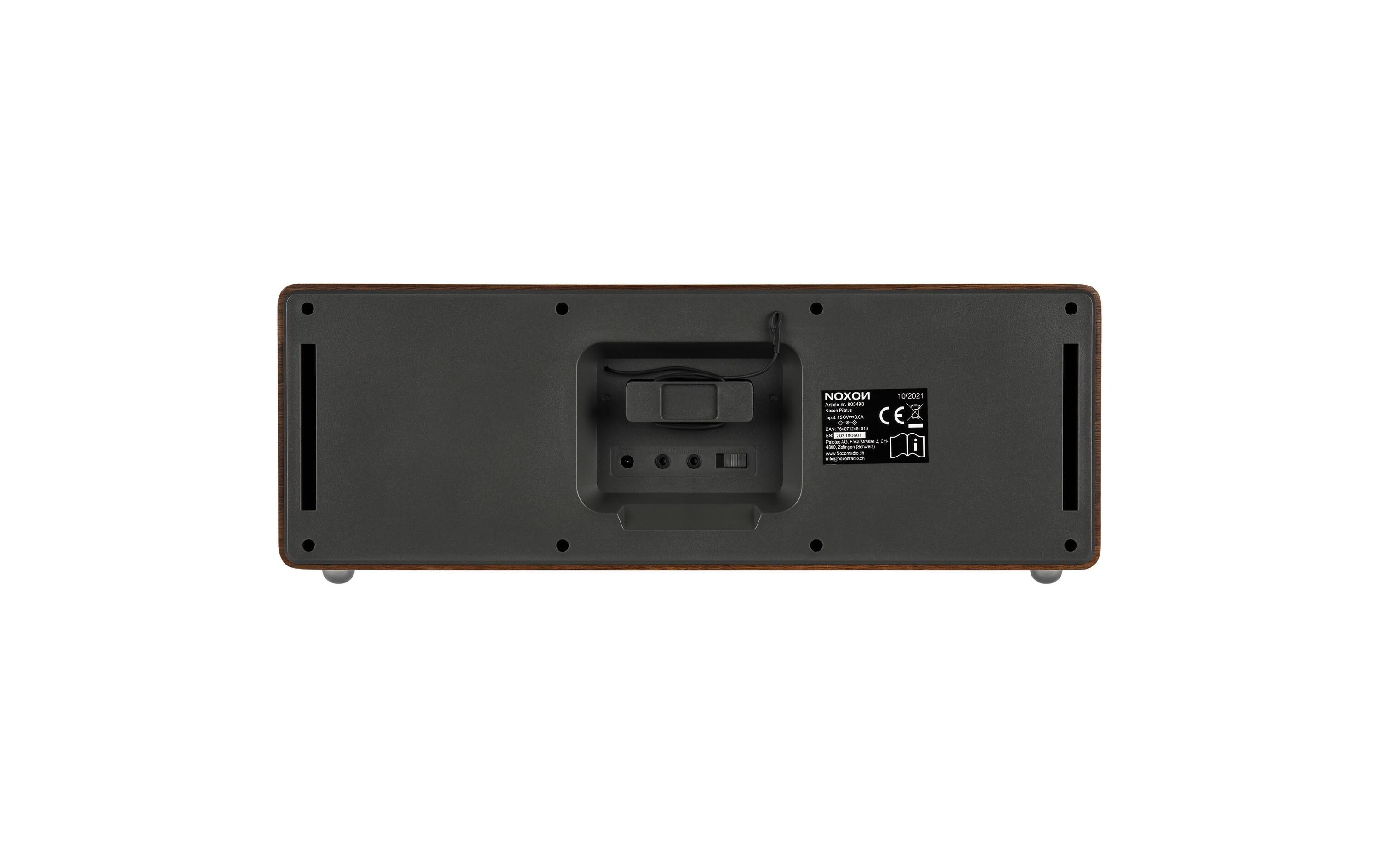 DAB+ Radio Pilatus – Walnuss<br>Internetradio mit DAB+, FM und induktiver Ladestation