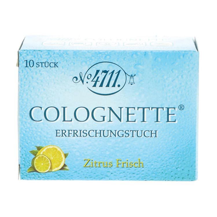 4711 Verfrissingdoekjes Colognette Lemon 10 stuks