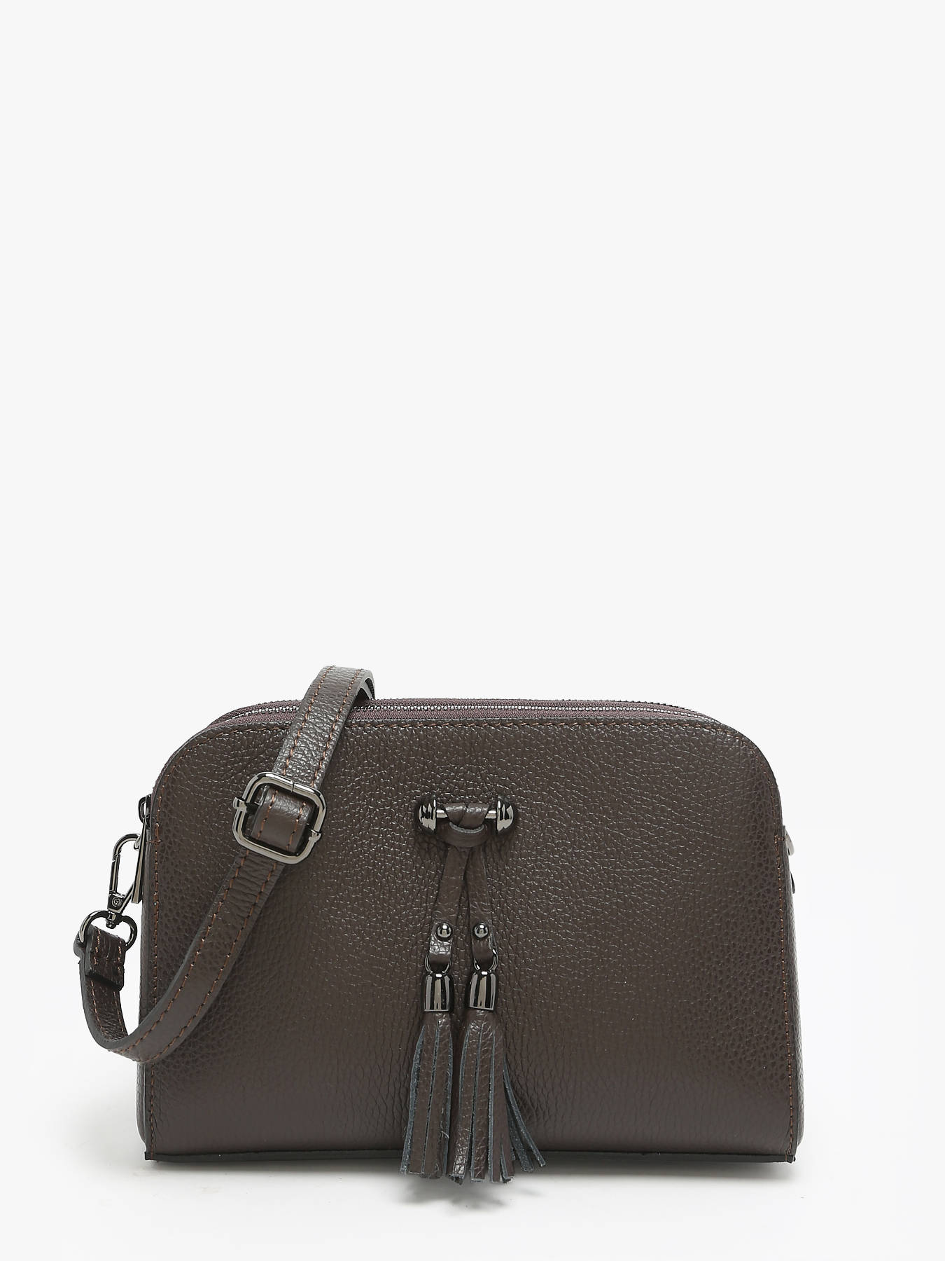 SAC BANDOULIERE Caviar cuir MILANO