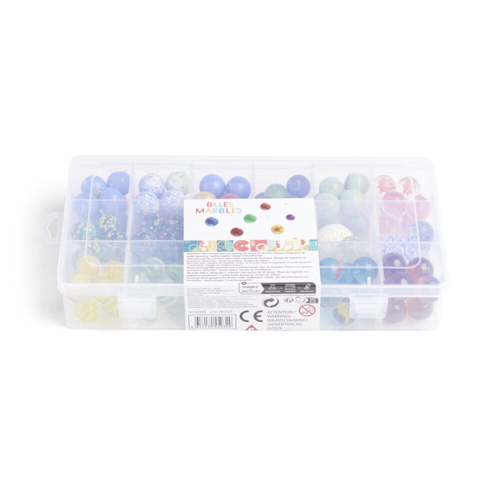 Coffret 124 billes