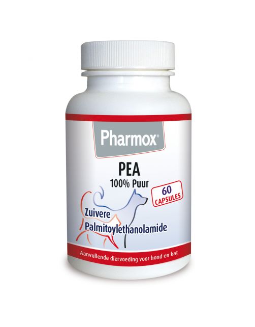 Pharmox Hond&Kat Pea 100% Puur - Voedingssupplement - Huid - Vacht - 60 60 caps