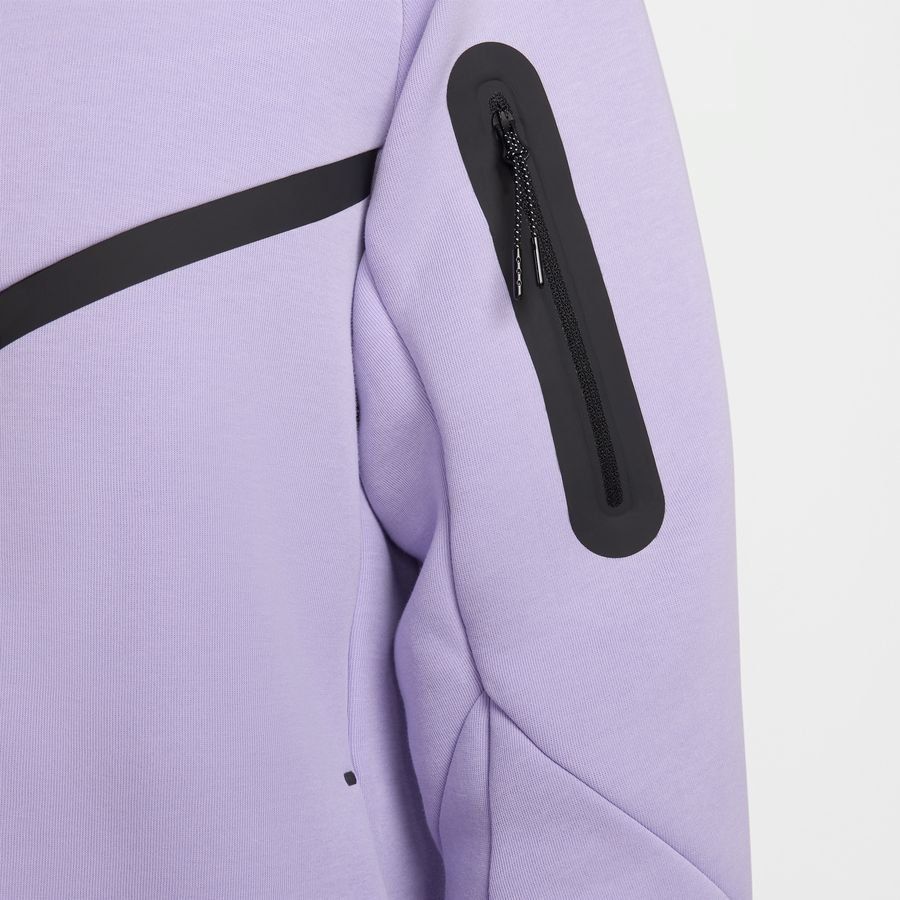 Nike Sweat à Capuche Tech Fleece FZ Coupe-Vent - Hydrangeas/Noir