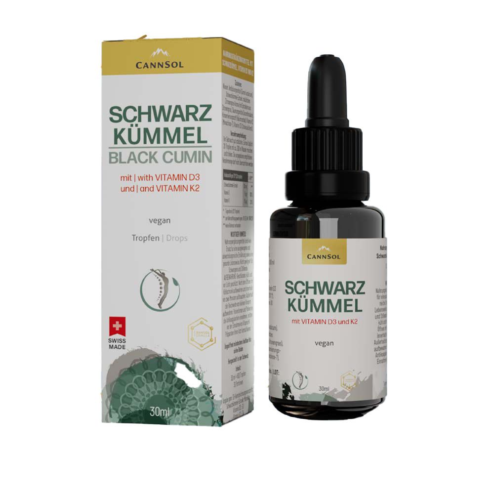 CANNSOL Schwarzkümmel m.Vit.D3+K2
