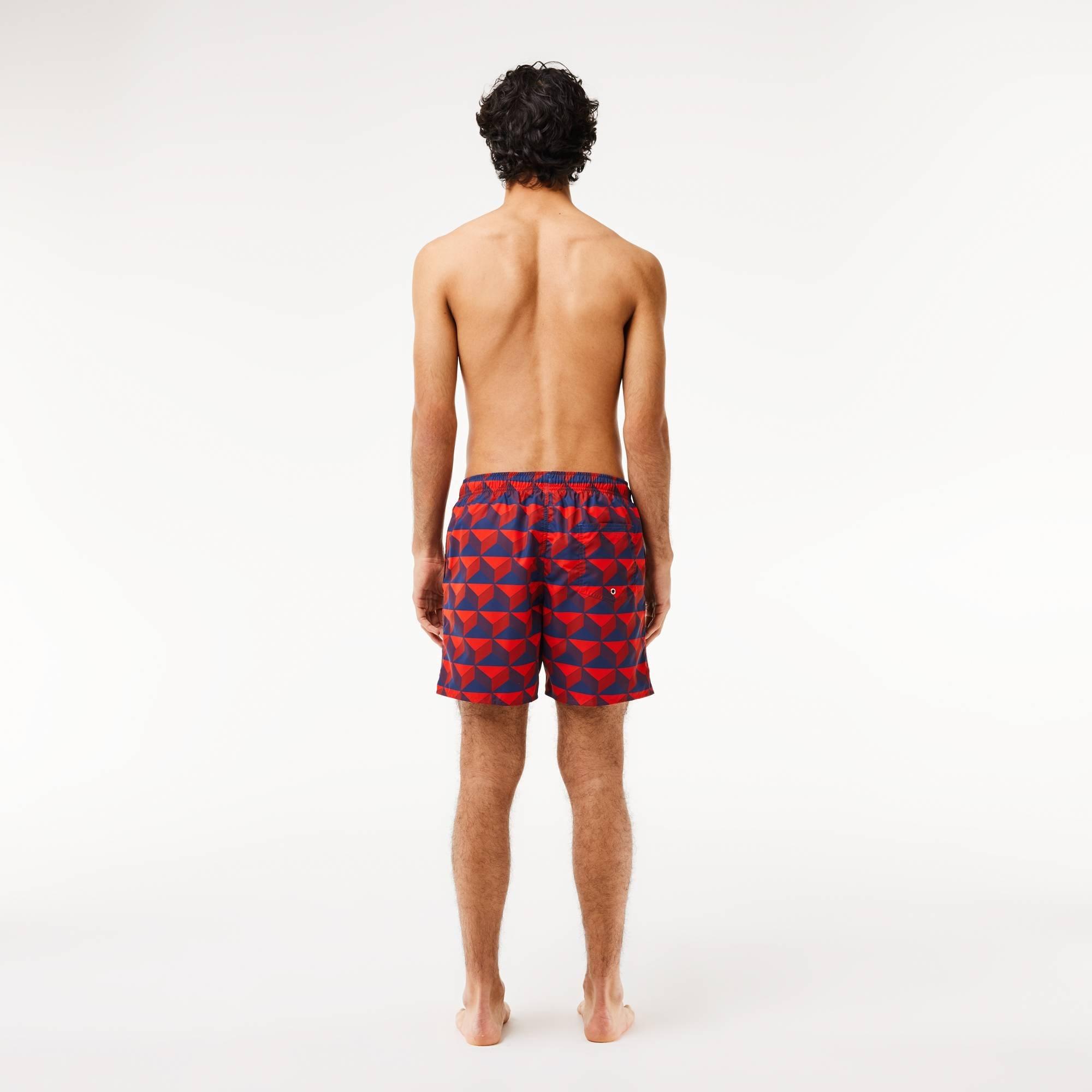 Lacoste Printed Swim Shorts