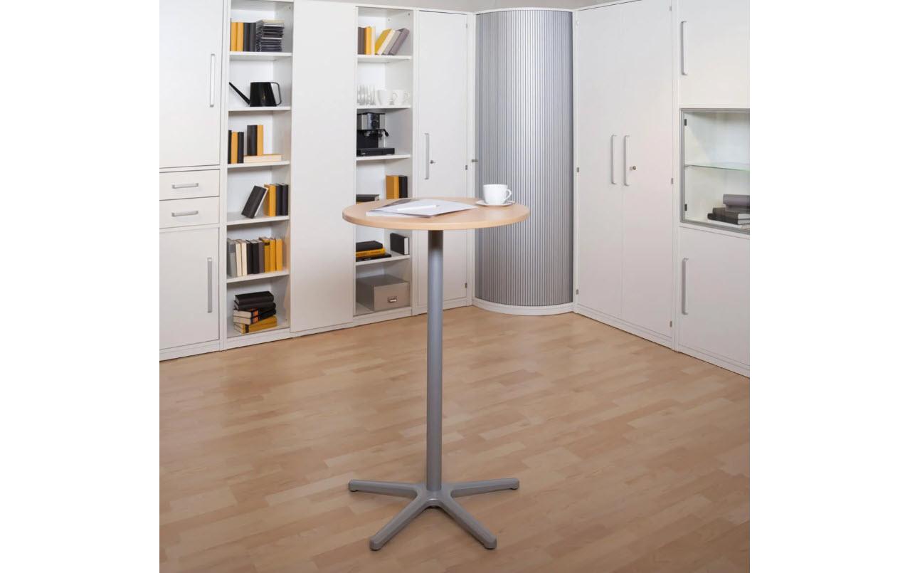 Bartisch 109.5 x 60 cm, Nature<br>Runder Stehtisch