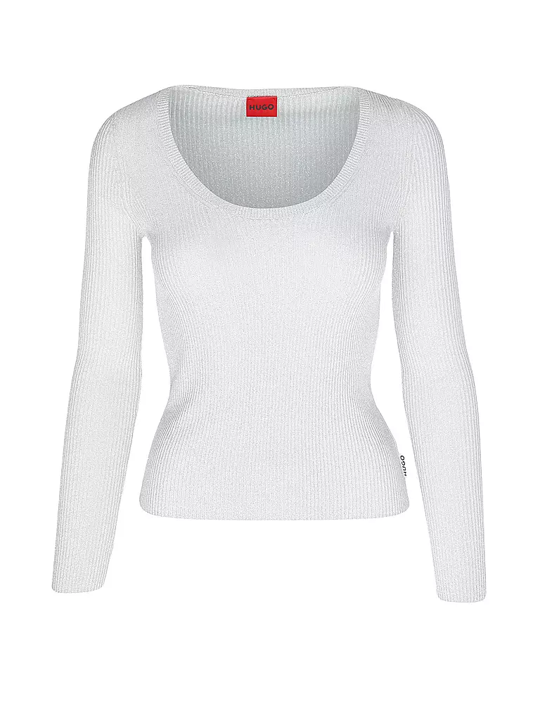 HUGO Pullover SUNESSYA silber
