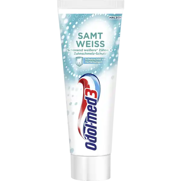 Samtweiss Zahncreme
