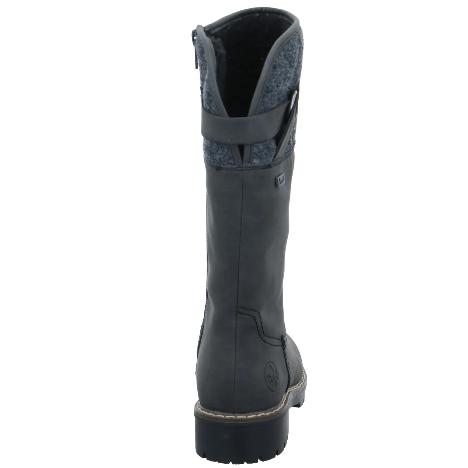 RIEKER Stiefel Grau Lederimitat  mit Rieker-TEX