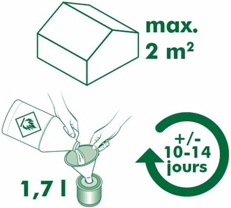 Nature - Tuinkasverwarmer - H13 x Ø21cm - 1,7L voor paraffineolie