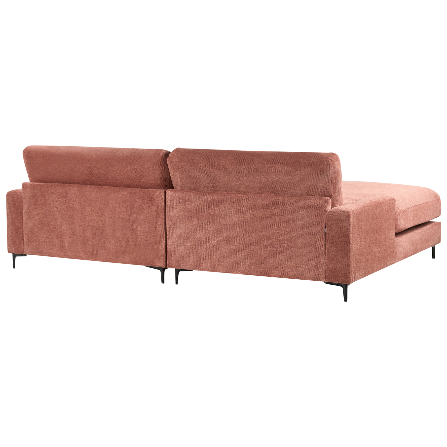 Beliani - MALOY - Hoekbank - Rood - Rechtszijdig - Polyester