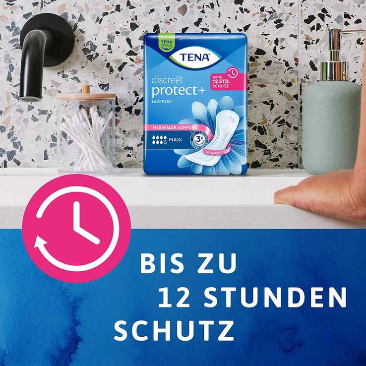 TENA® discreet Maxi Einlagen bei Inkontinenz, 12X12 St