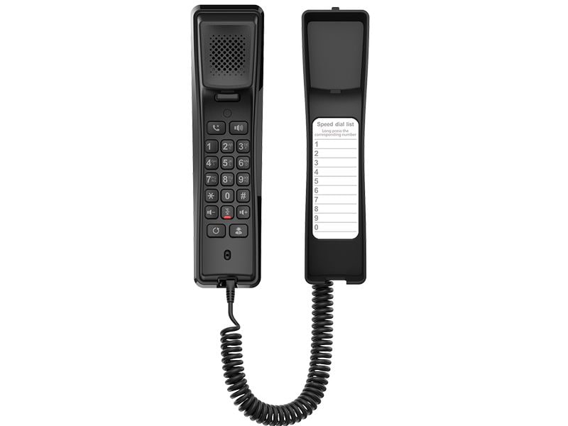 Fanvil Wand-/Tischtelefon H2U Schwarz Fanvil H2U Kompaktes IP-Telefon
