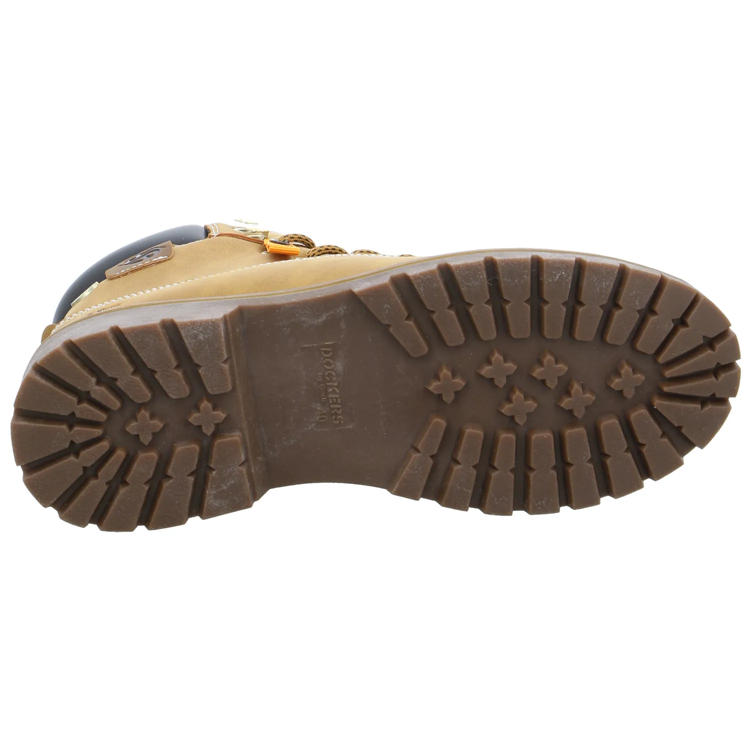 DOCKERS Winter-Boots Gelb Lederimitat