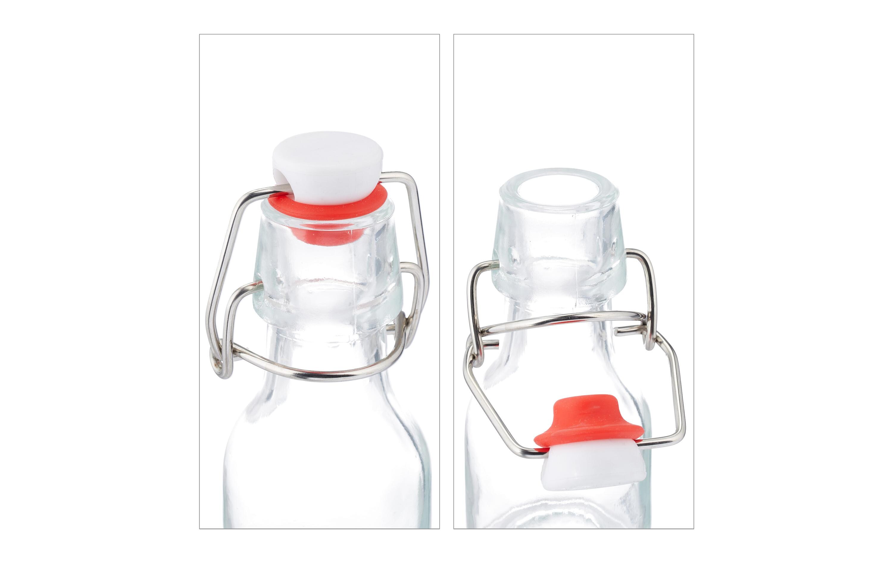 Einmachflasche mit Bügelverschluss 30 Stück, 50 mlGlasfläschchen zum Befüllen
