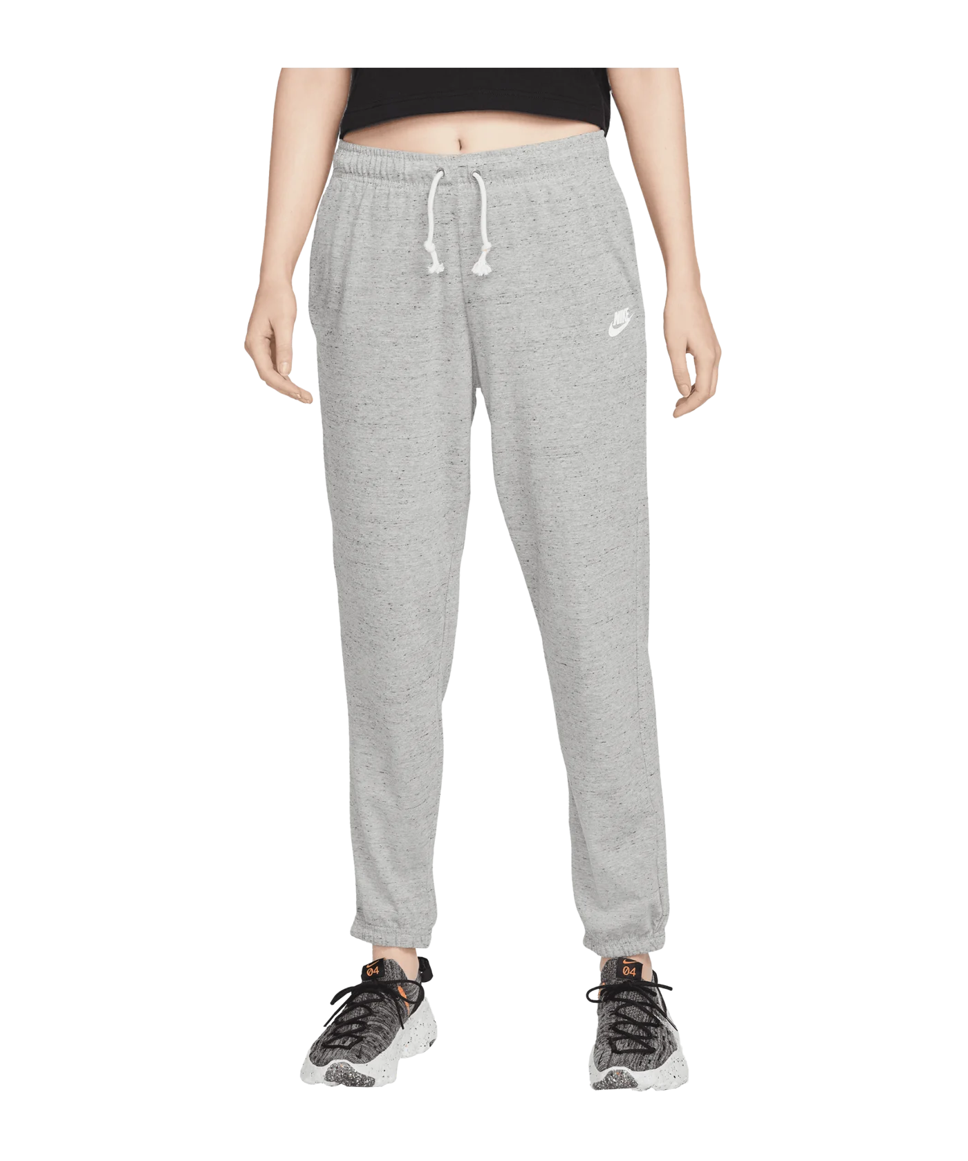 Nike Gym Vintage Jogginghose Damen Grau Weiss F063