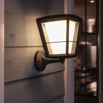 Philips Hue outdoor buitenlamp Econic zwart up