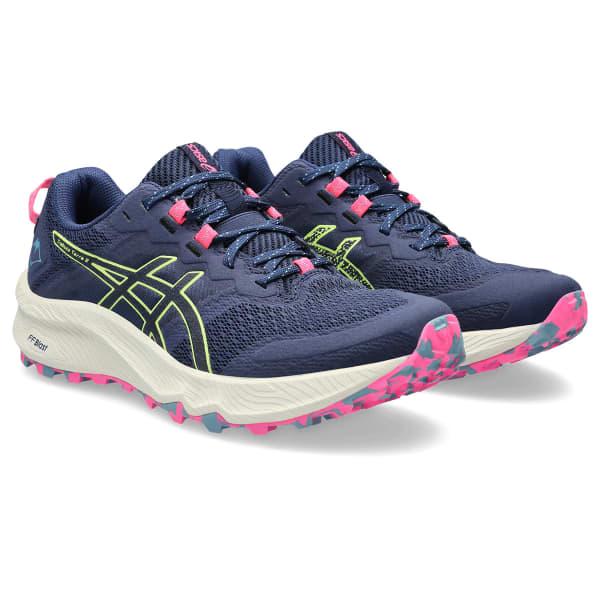 Chaussure trail ASICS TRABUCO TERRA 2 DEEP OCEAN/LIME GREEN