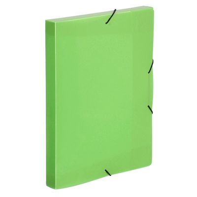 Viquel Propyglass - Boîte de classement plastique - dos 30 mm - vert