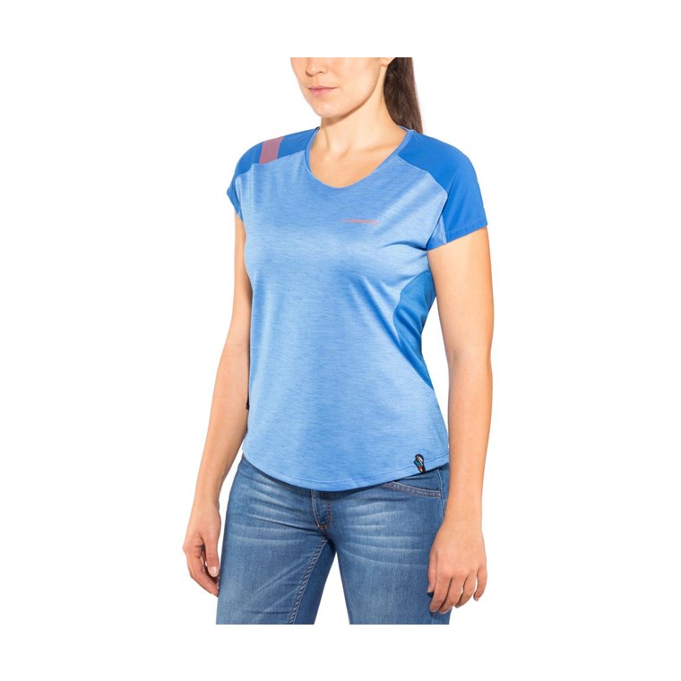 La Sportiva TX Combo Evo T-Shirt Women Cobalt Blue/Marine Blue