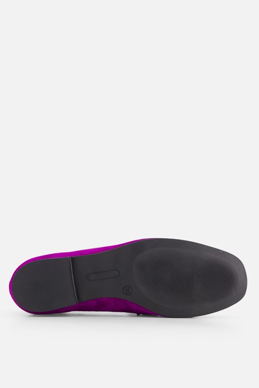 Linea Zeta Instappers paars Suede