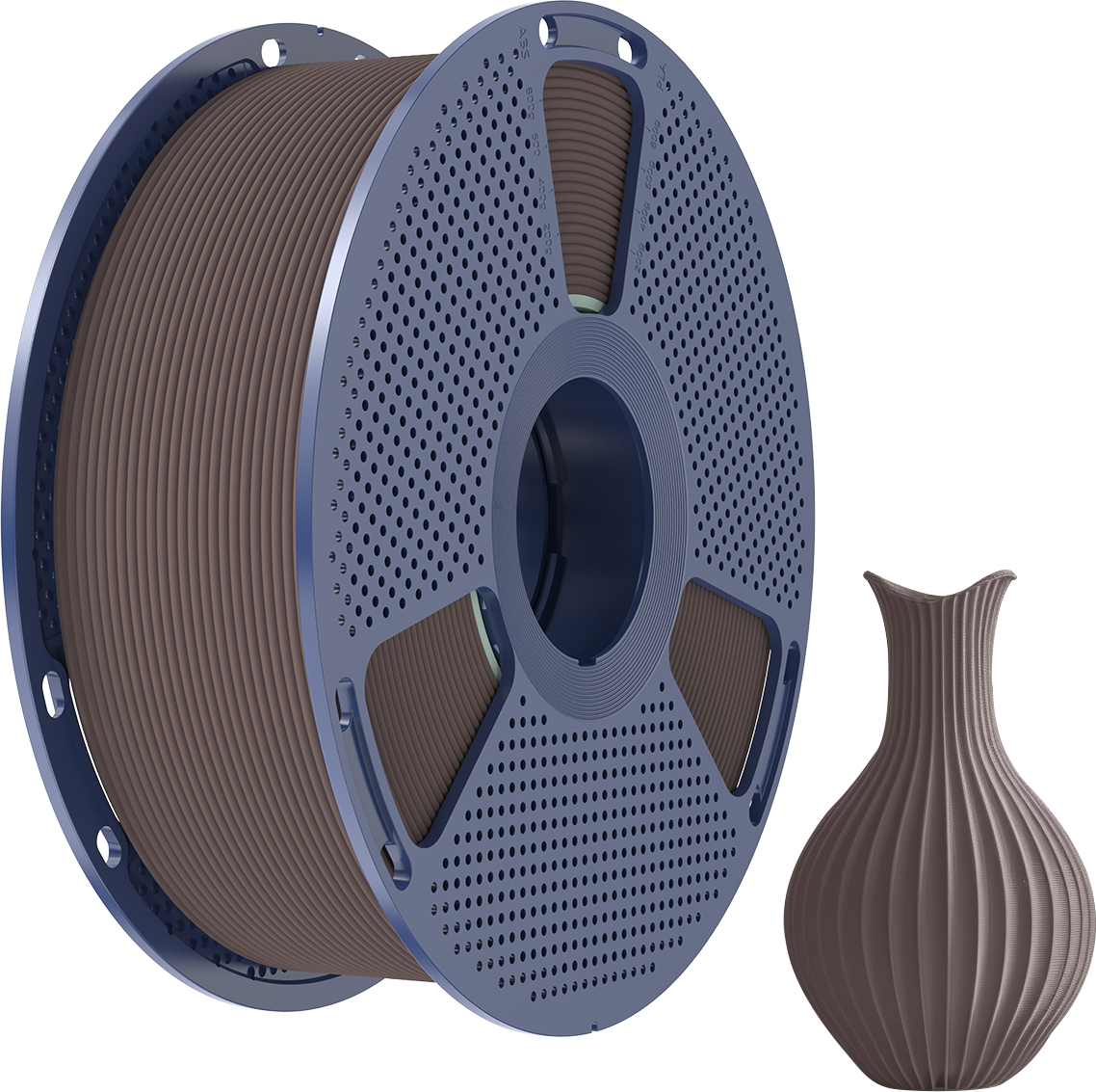 SUNLU  PLA Classic Chocolate, 1,75 mm / 1000 g    High Speed PLA mit mattem Finish in Chocolate