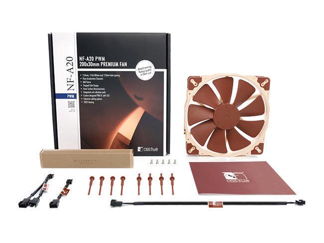 Noctua PC-Lüfter NF-A20 PWM Leiser 20cm-Premium-Lüfter