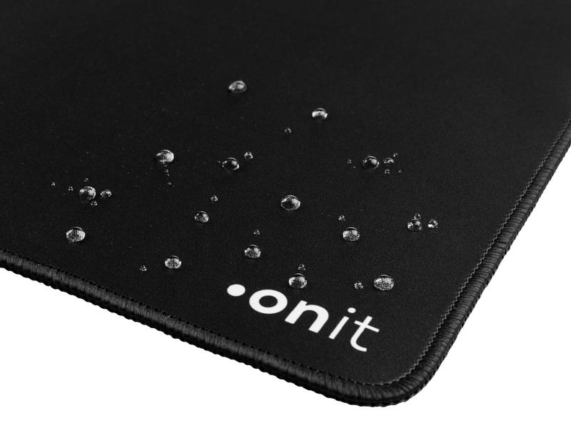 onit Mausmatte Pro Schwarz Mauspad aus weichem Schaumstoff
