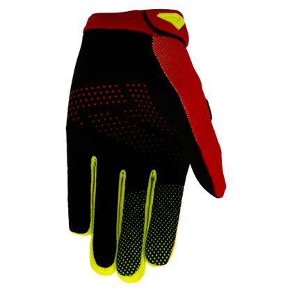 Gants cross FXR CLUTCH STRAP RED/HI VIS 2021 - Rouge / Jaune