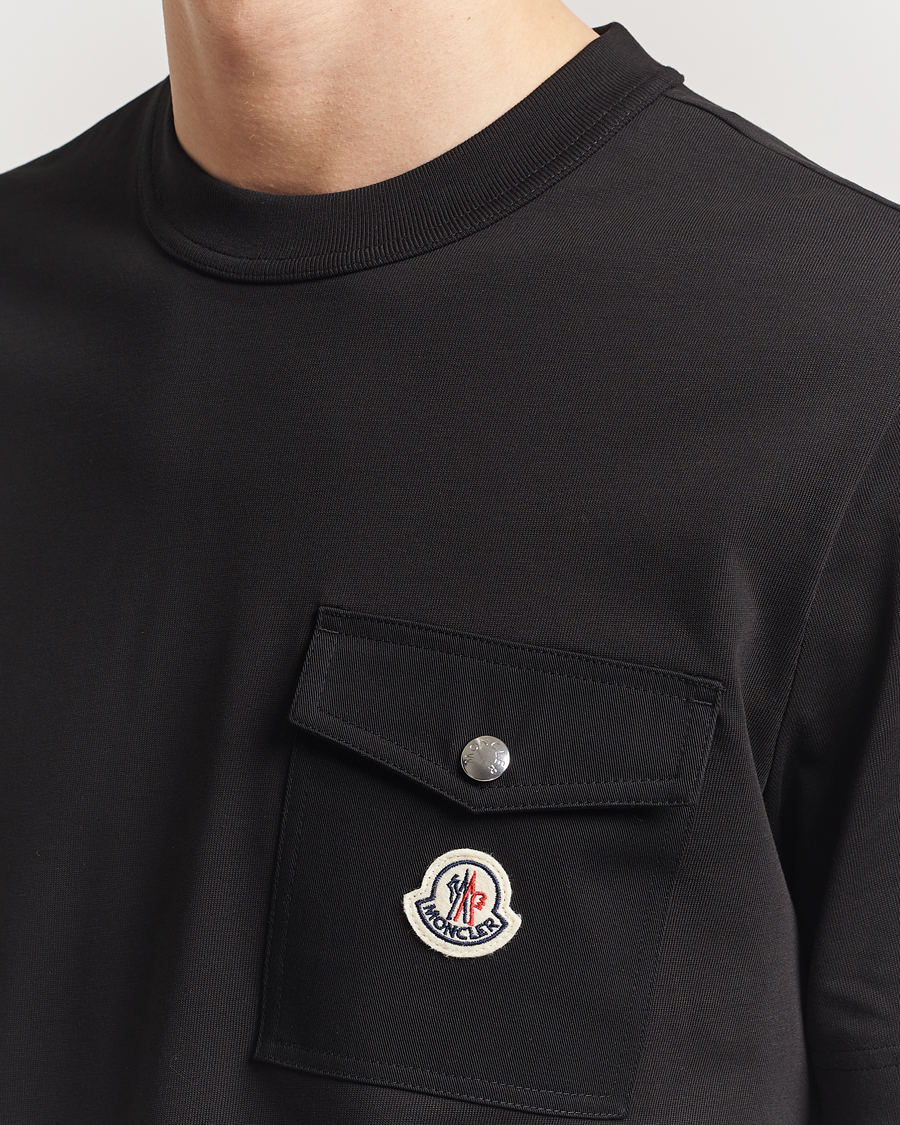 Moncler Chest Pocket T-Shirt Black