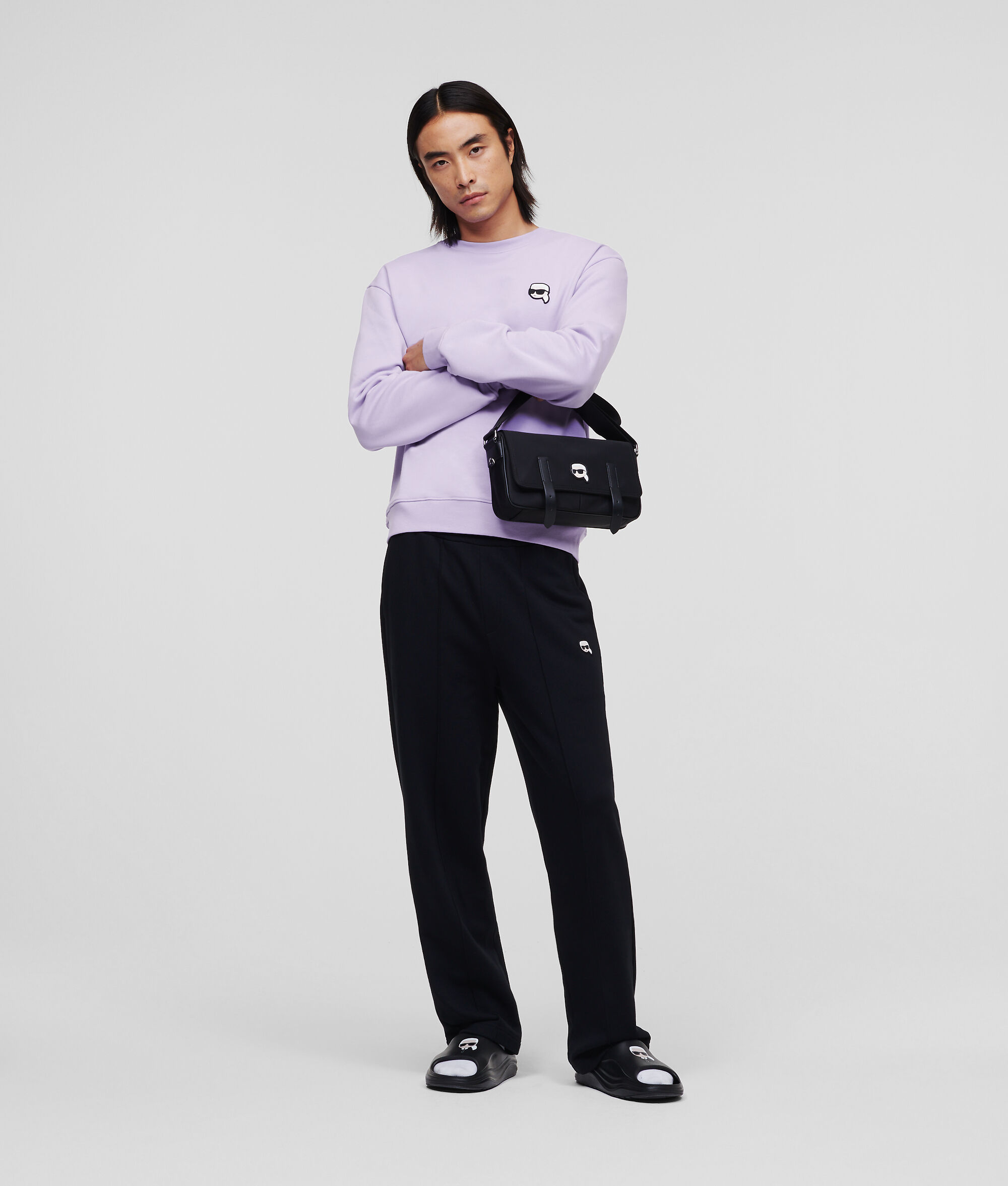 SWEAT-SHIRT AVEC EMPIÈCEMENT KARL IKONIK