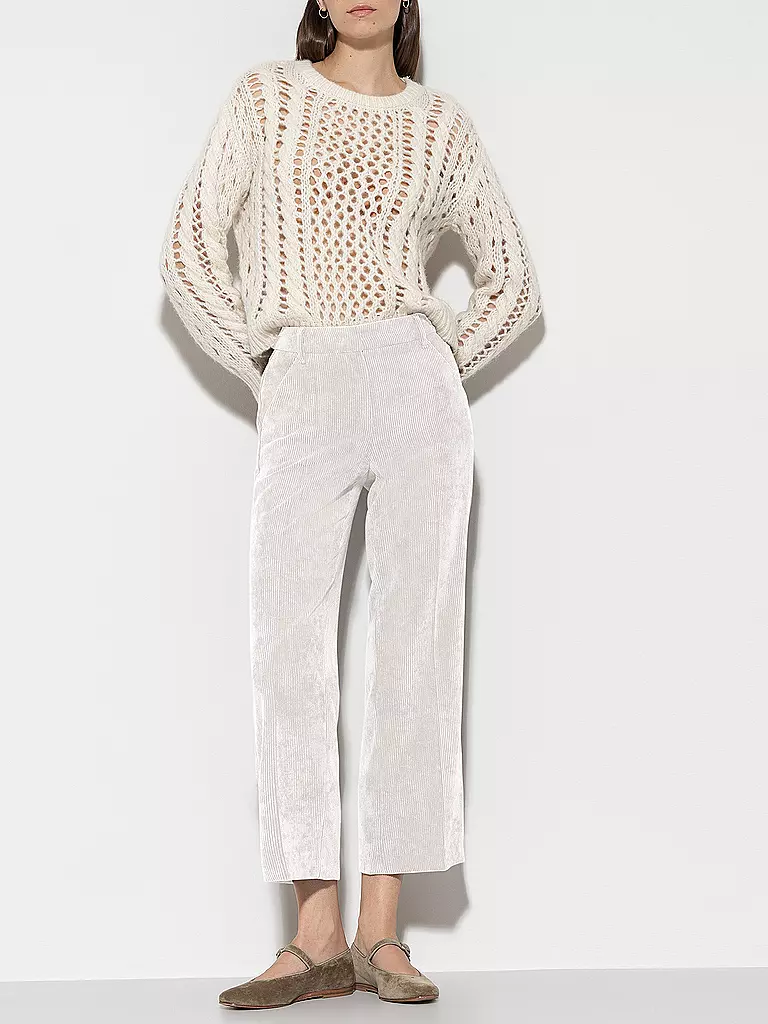 LUISA CERANO Cordhose  creme
