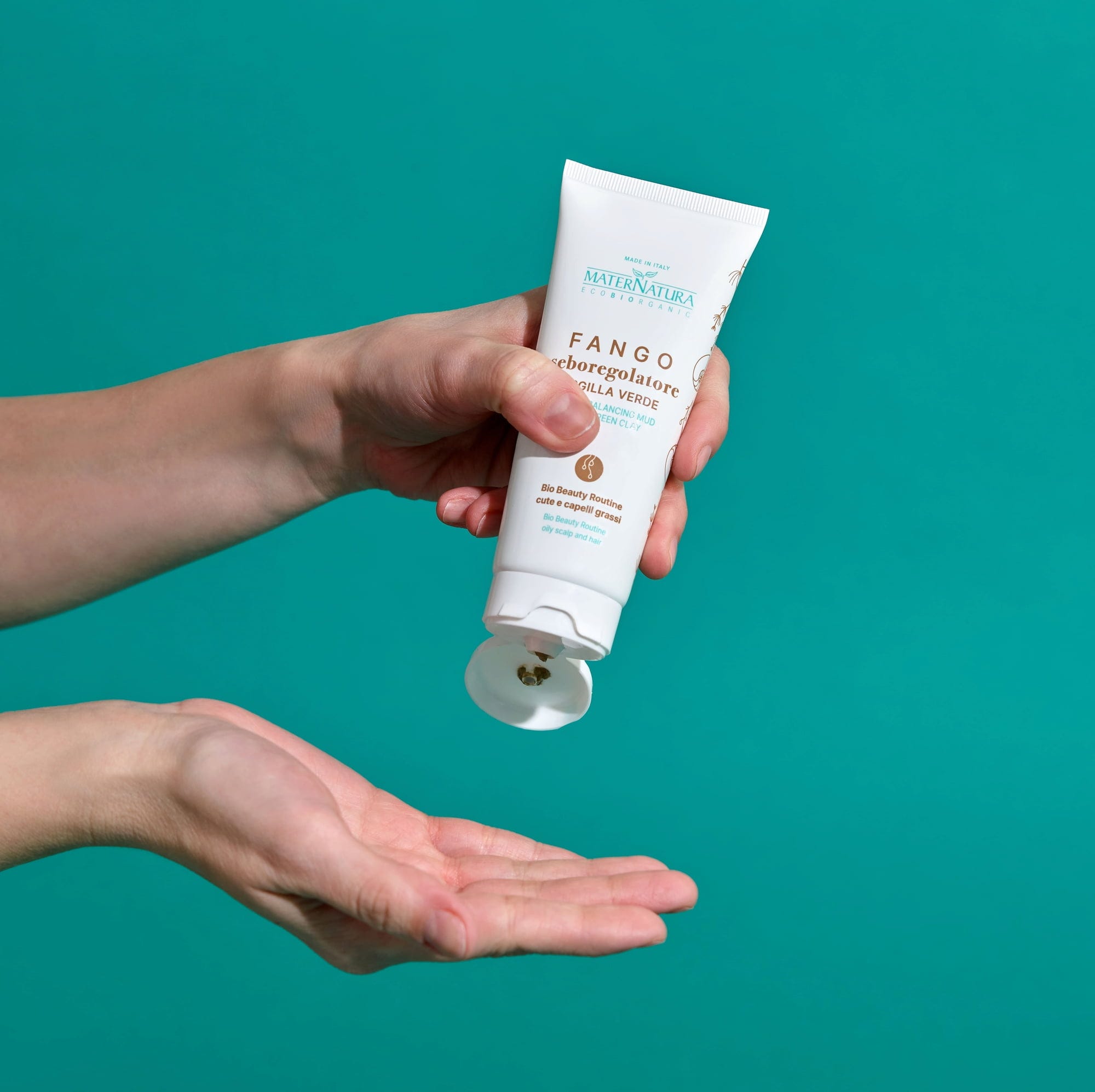 MaterNatura  Ausgleichende Pre-Shampoo-Pflege mit Grüner Tonerde, 100 ml
