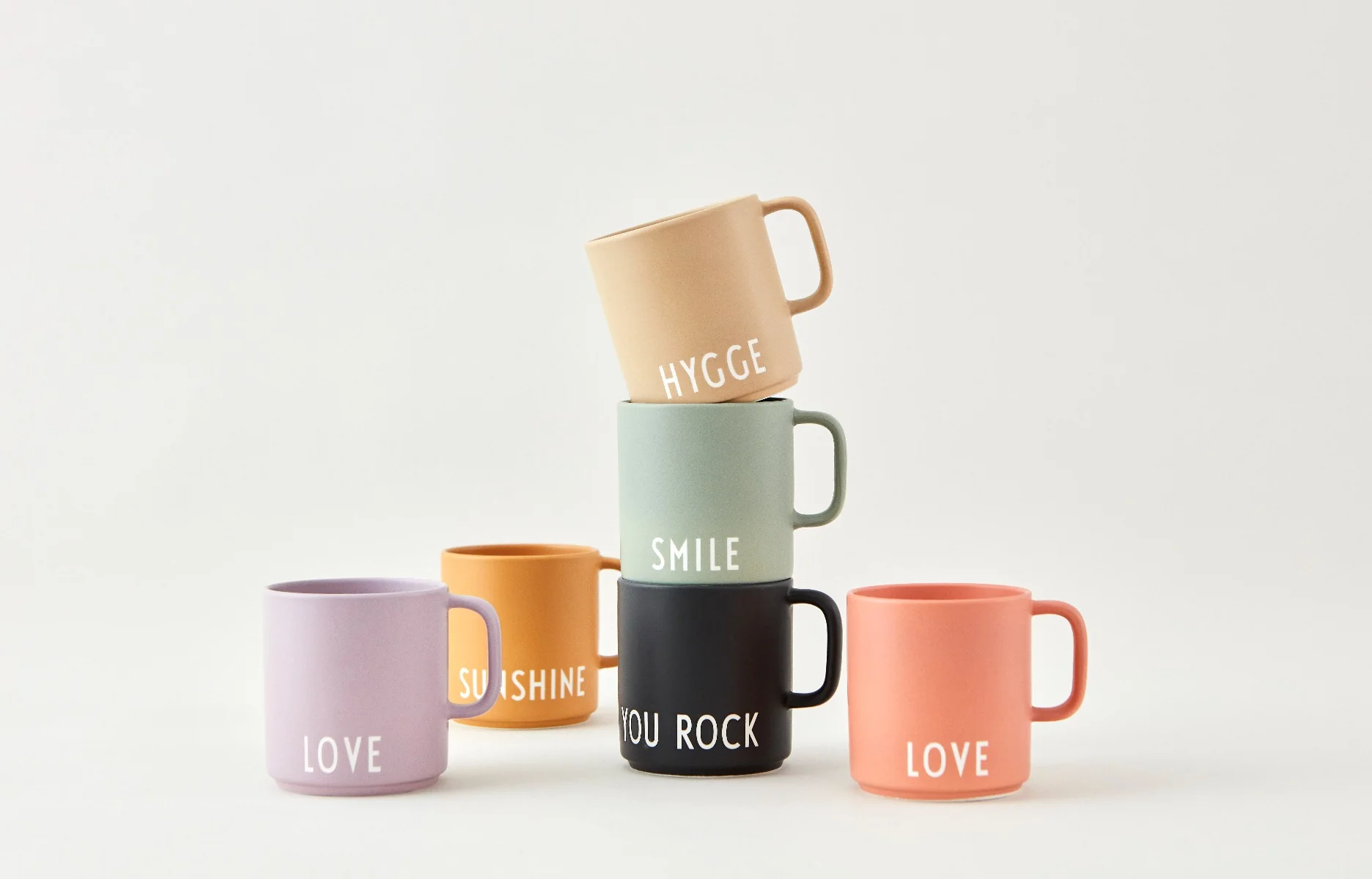 Design Letters  Favorit kop med hank - Beige