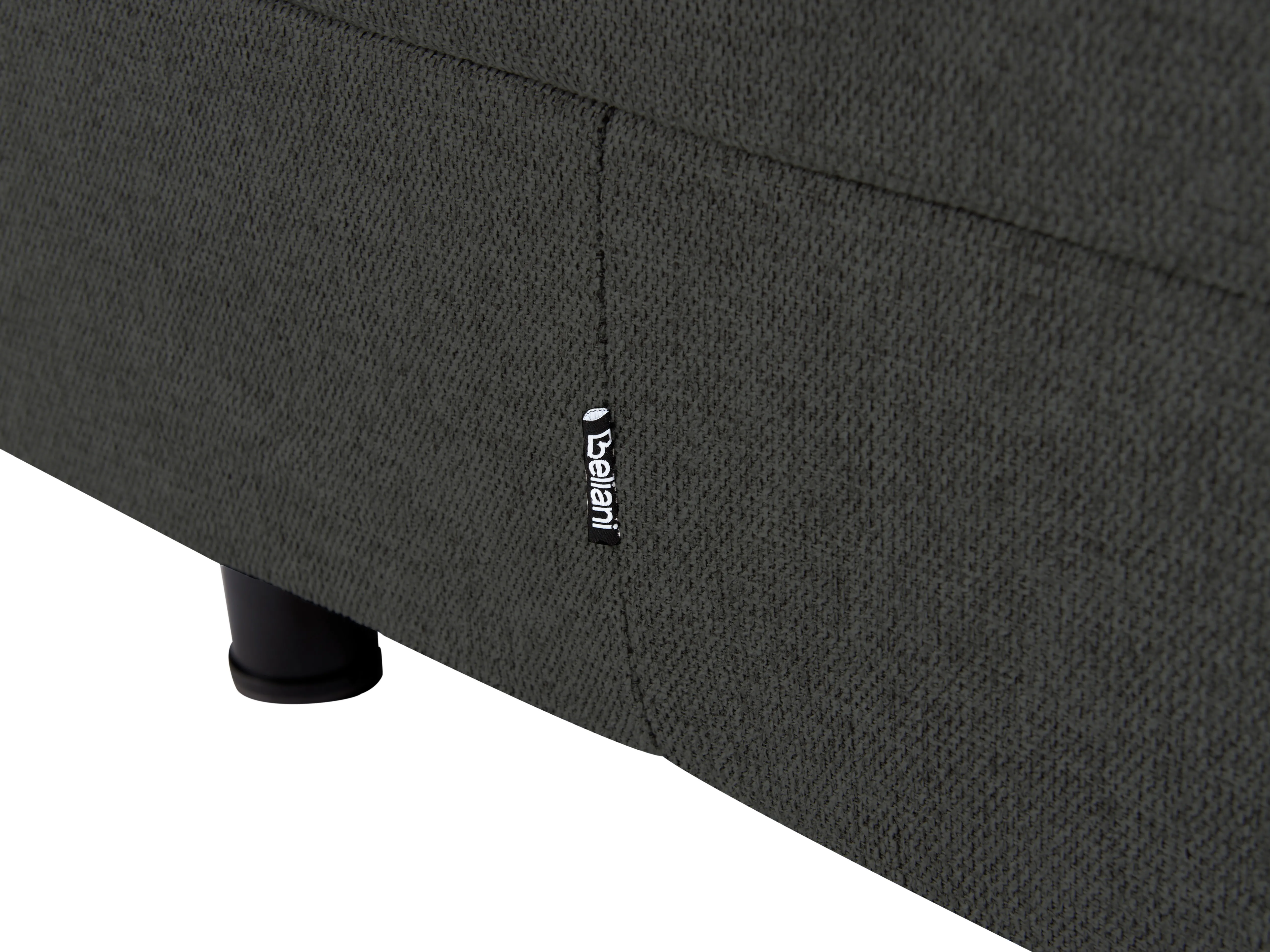 Verstelbaar bed zonder hoofdbord Stof CASTELLAN 180 x 200 cm Donkergrijs