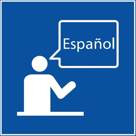 Panneau info - Communication en langue espagnole - ISO 7001