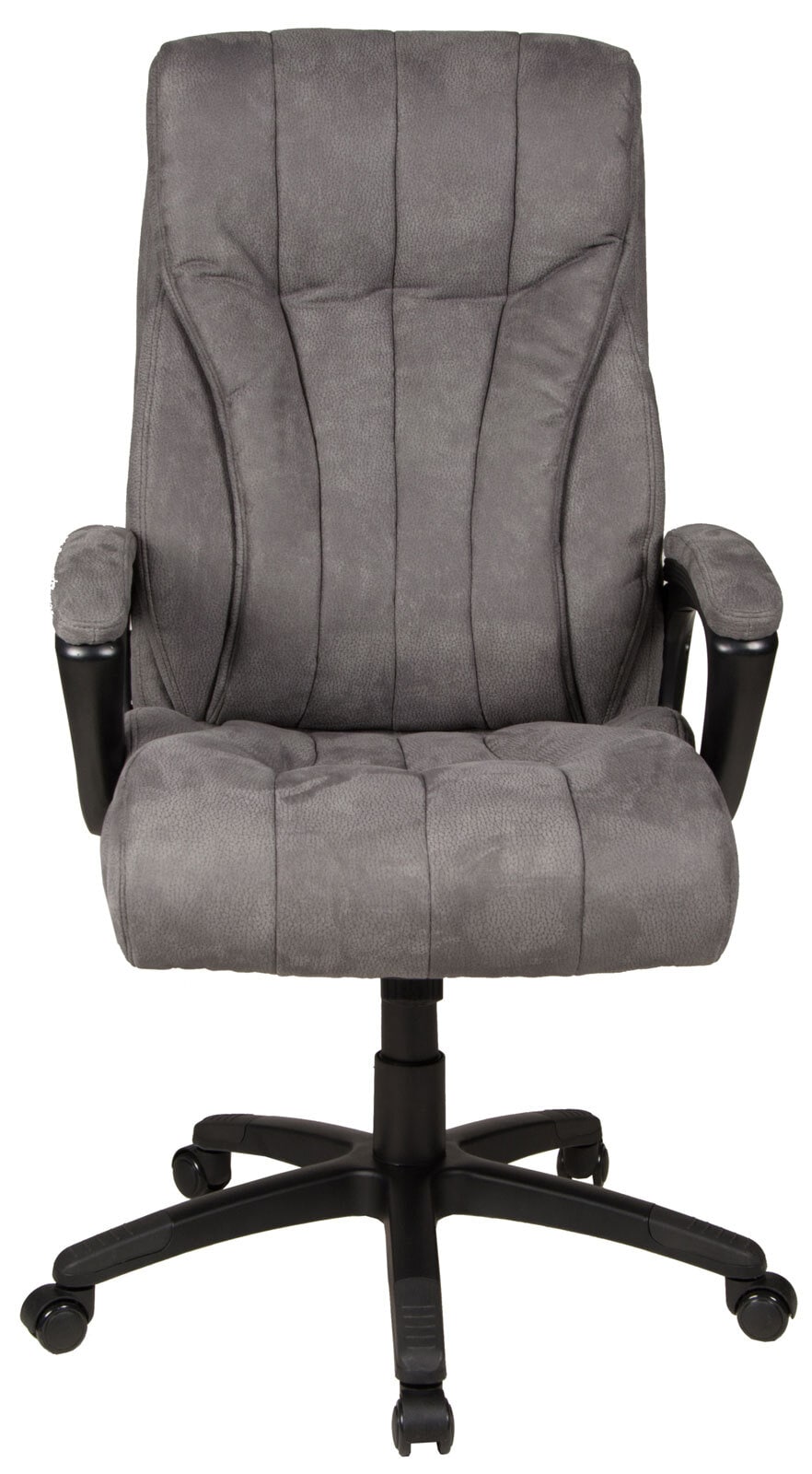 Chefsessel JOHN XXL 150 kg Schwarz/ Grau