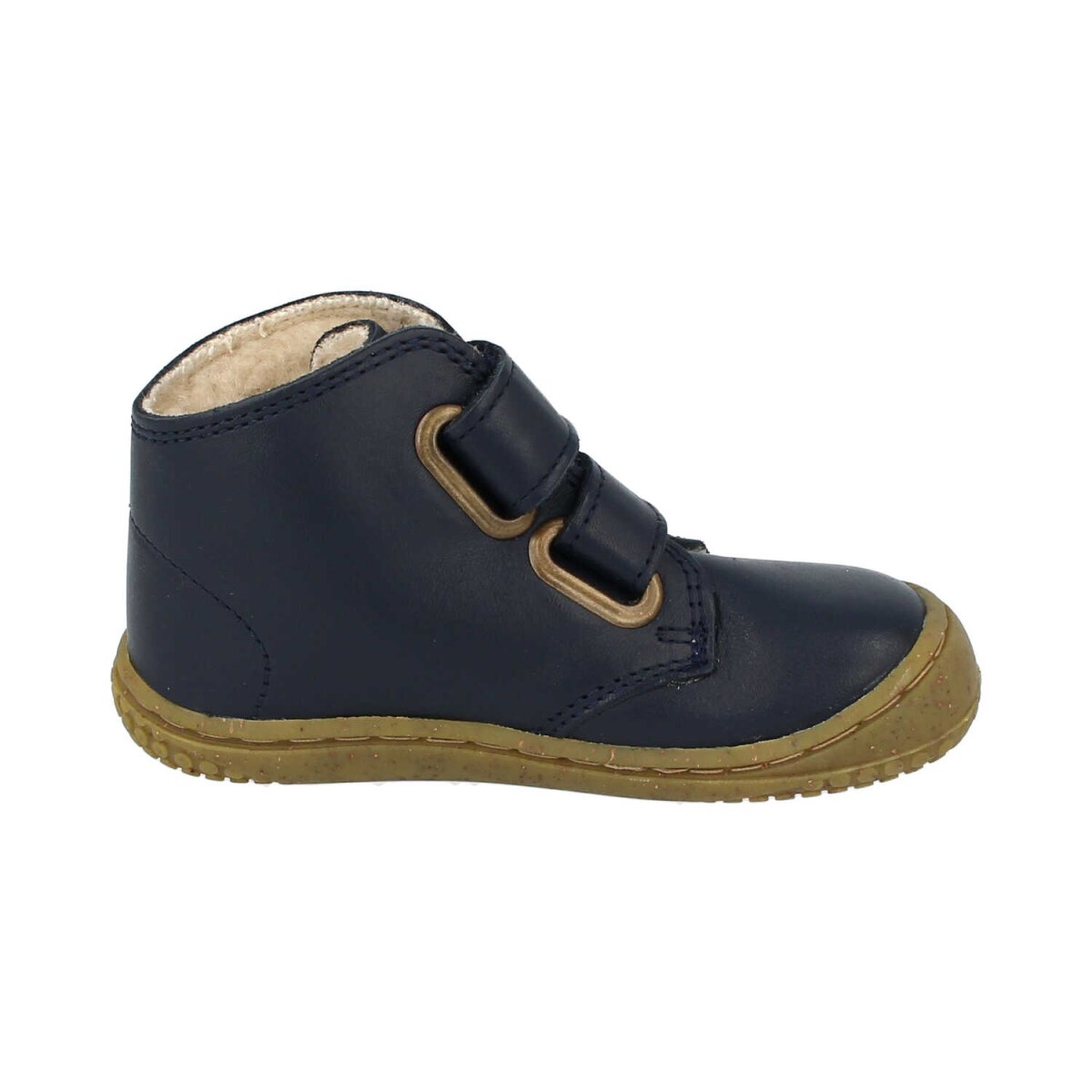B1920212-W2 SOFT-FEET bio navy wool velcro Weite/M