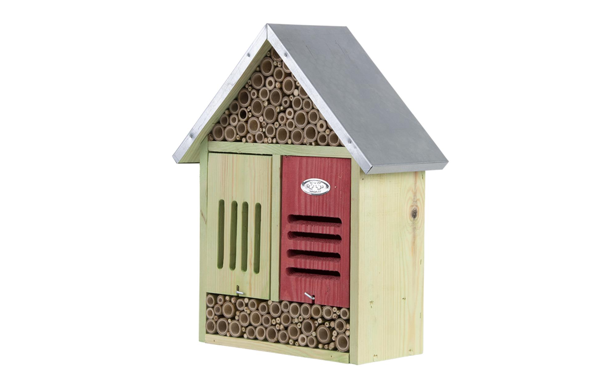 Insektenhotel XLInsektenhaus auf Kiefernholz