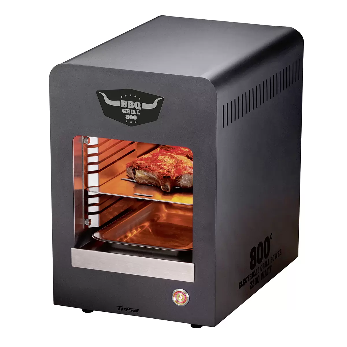 Elektrogrill Trisa BBQ Grill 800 Schwarz