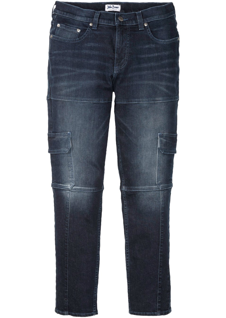 Jean extensible cargo Slim Fit, Straight