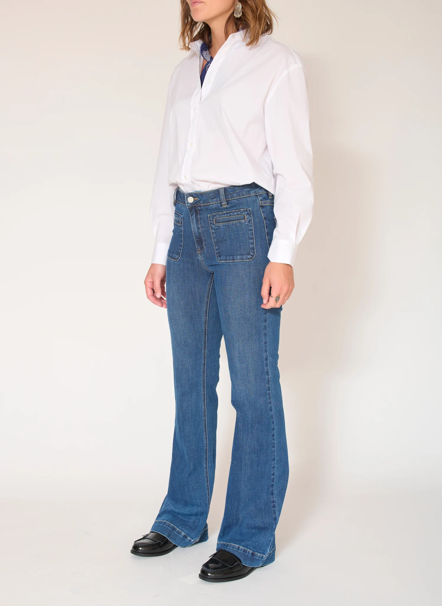 THE DIANA WILSON - Jean flare| Bleu