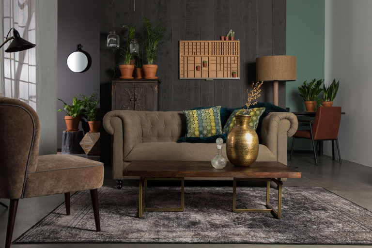 Dutchbone Rugged vloerkleed 170x240 licht